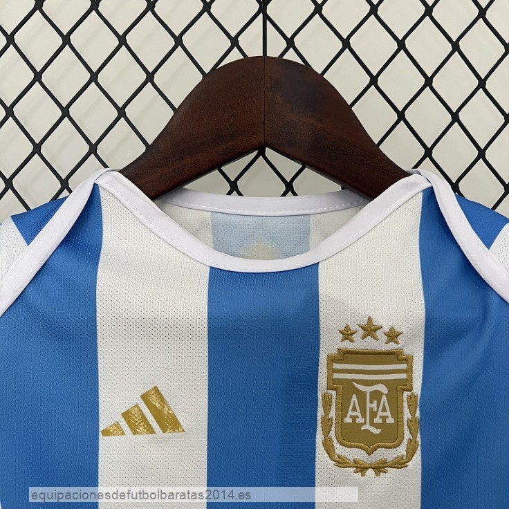 Nuevo 1ª Onesies Niños Argentina 2024 Azul Blanco Baratas